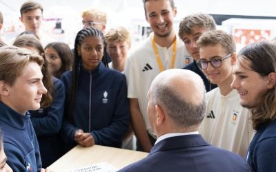 Louis trifft Olaf Scholz in Paris